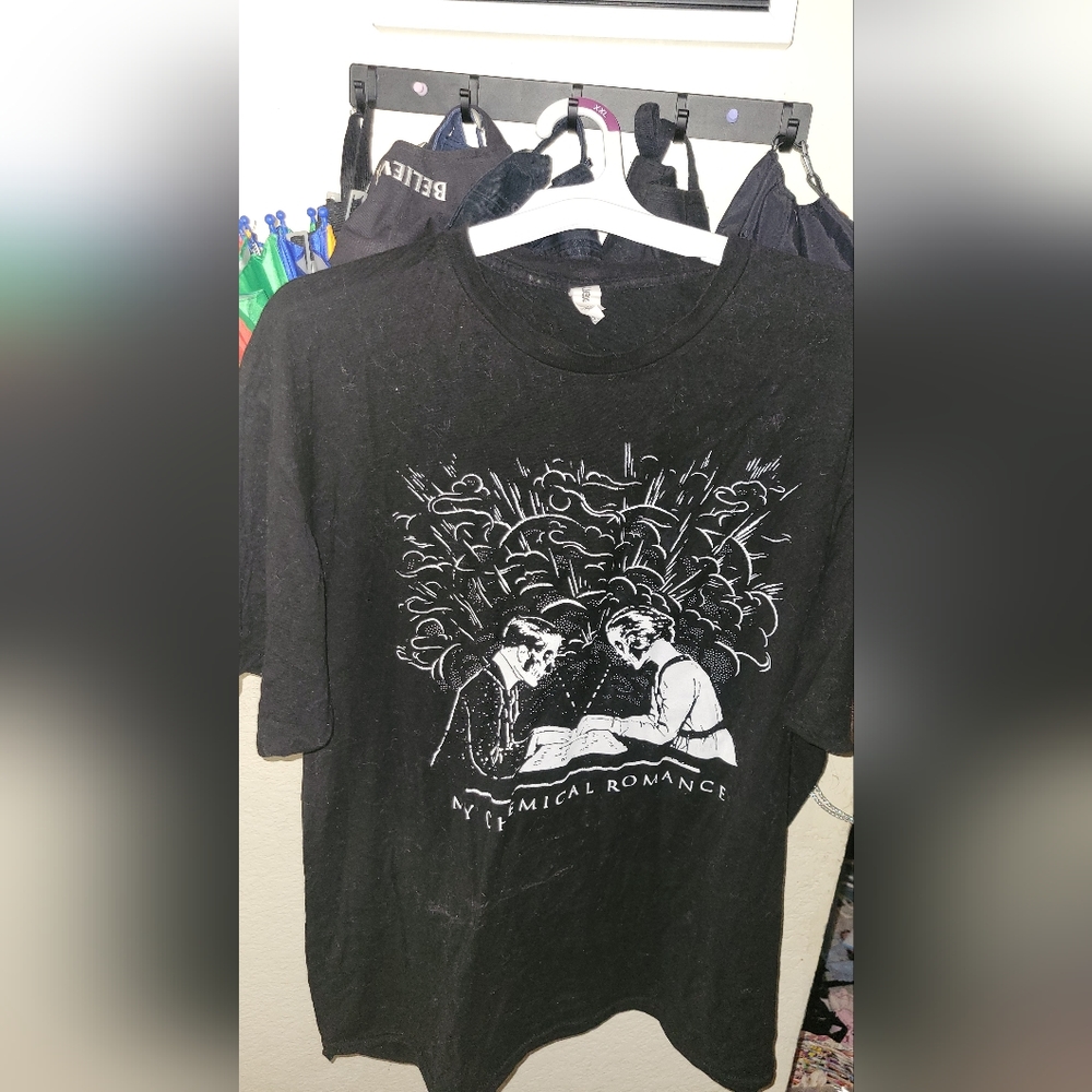 My Chemical Romance Puika Board Skeleton Couple Black T Shirt